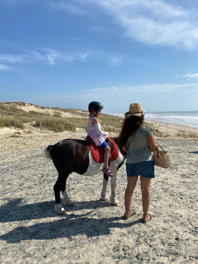 Mobil Home Happiness33 Dans Camping 5 Etoiles Acces Direct Plage Vendays Montalivet 外观 照片